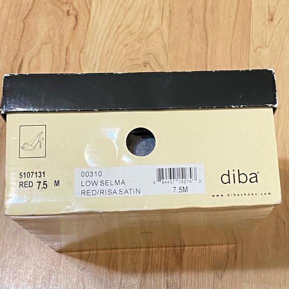 Red Satin Heels - Picture 8 of 8